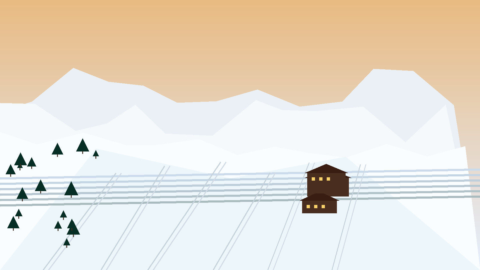 Tyrol morning slopes: Forest runs and shadow reading