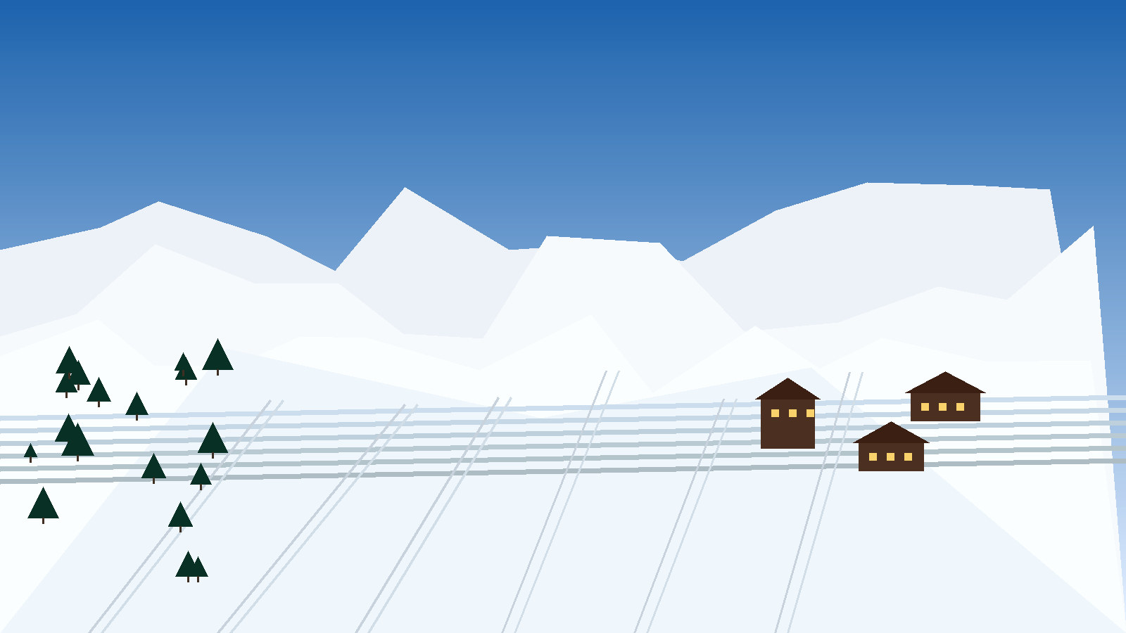 Tyrol morning slopes: Terraces and noon light