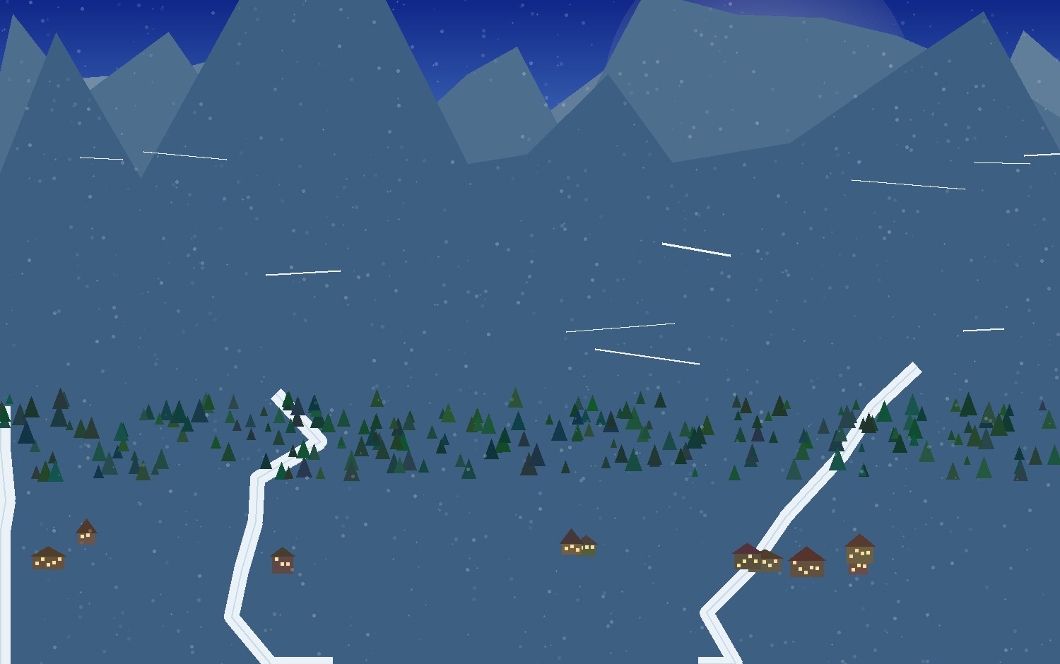 winter alpine scene 1