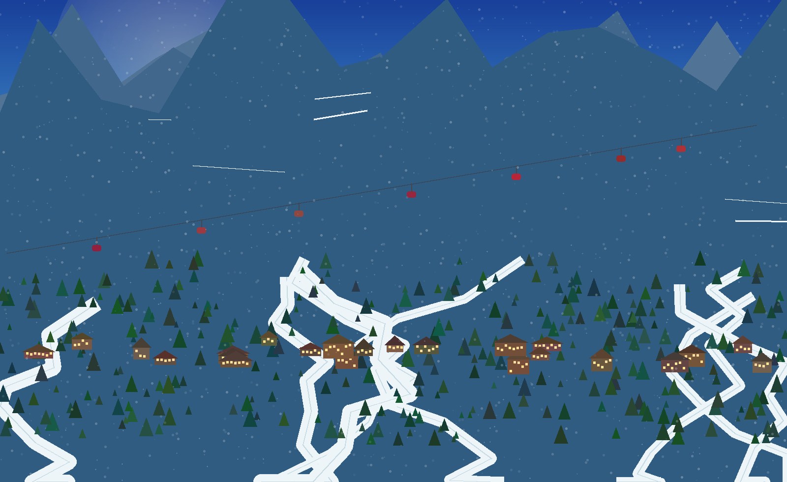 winter alpine scene 3