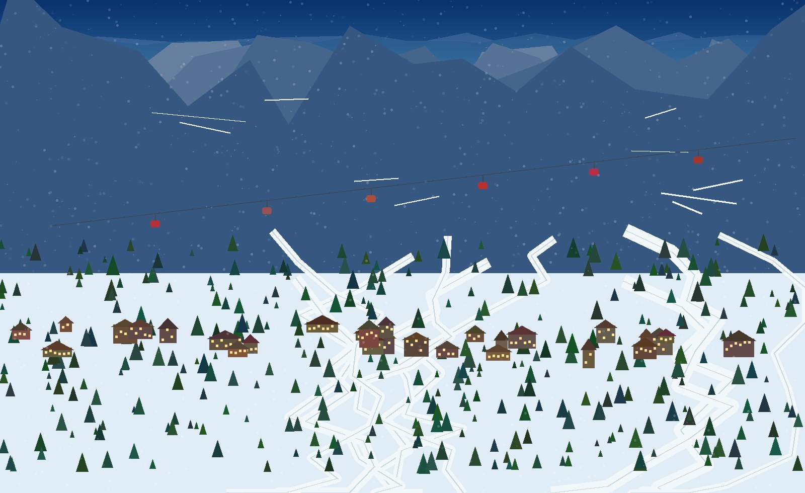 winter alpine scene 7