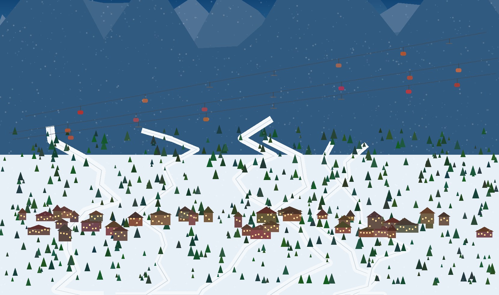 winter alpine scene 9