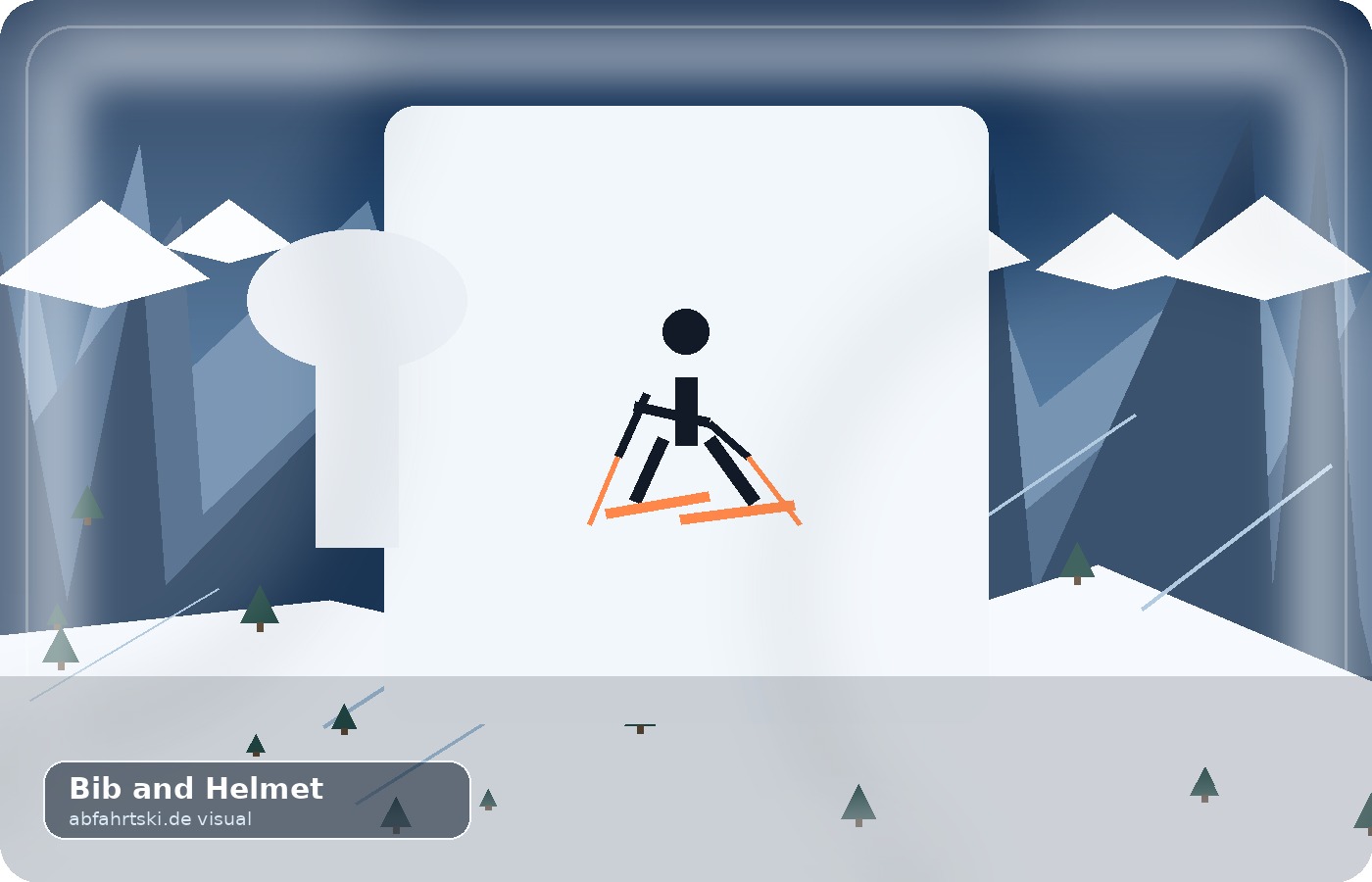 bib and helmet detail