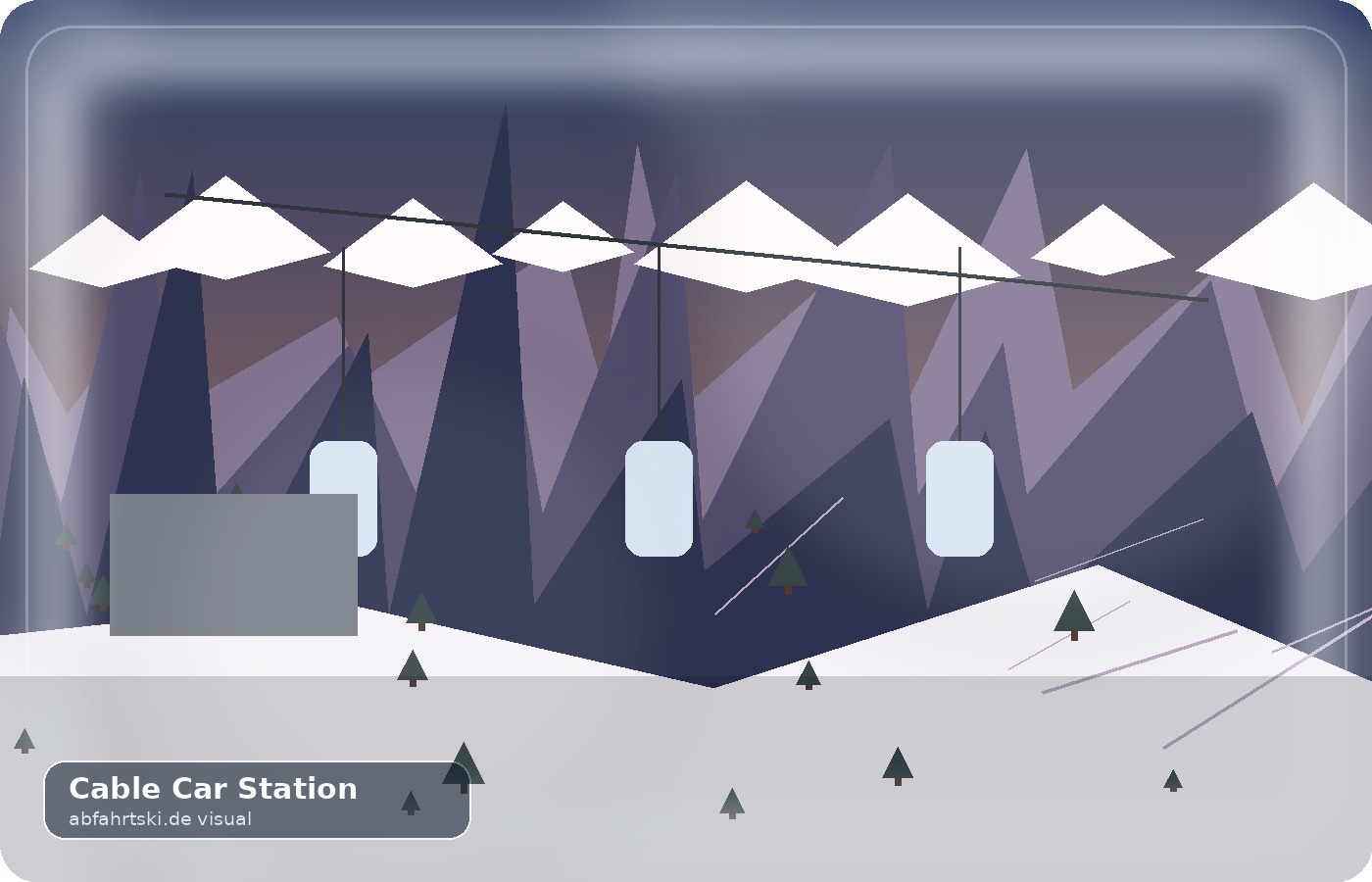 cable car station dawn