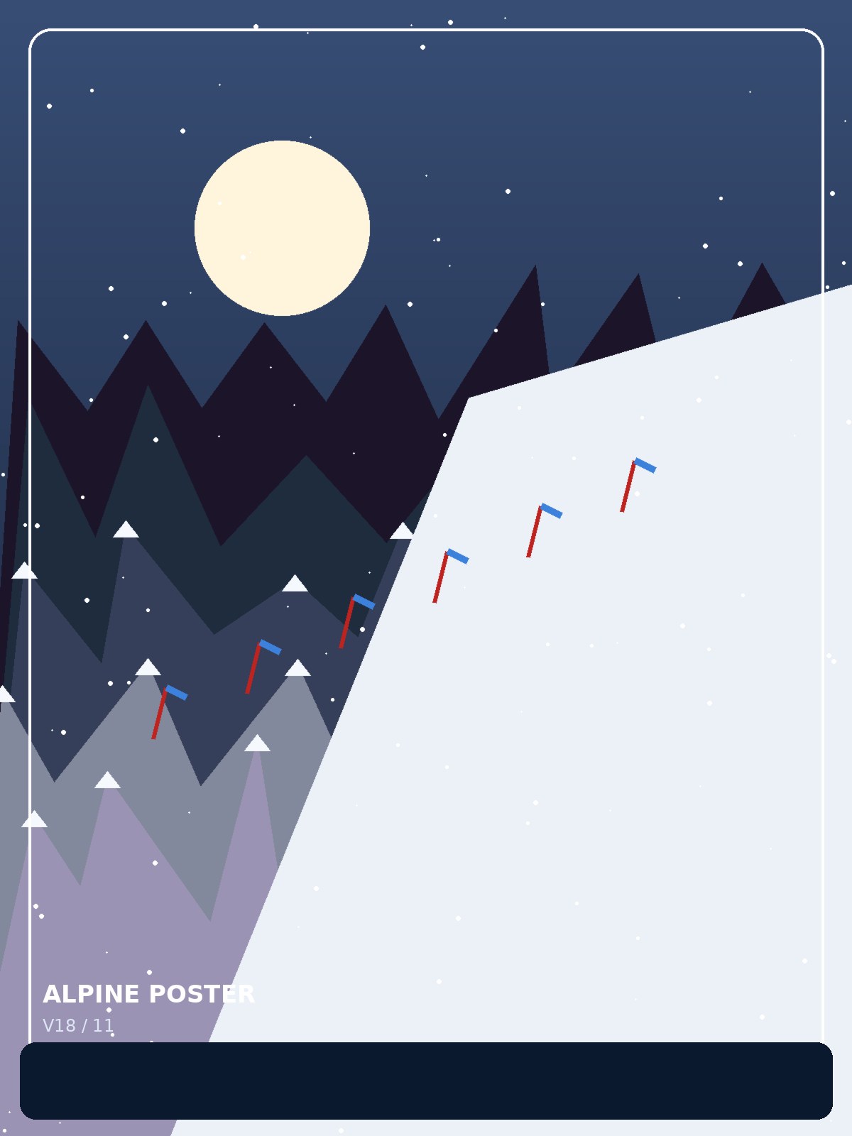 Scène hivernale